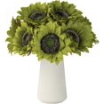thumbnail image 1 of 12pcs Artificial Sunflowers with Long Stems 5.5" Silk Sunflowers Bulk for Wedding Home Garden Outdoor Party Decoration(Yellow), 1 of 5