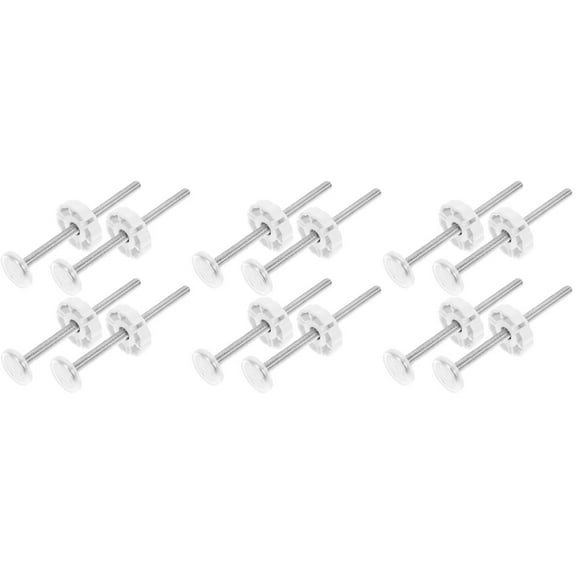 12pcs Baby Gate Threaded Spindle Rods Replacement Bolts Baby Gate Replacement Parts