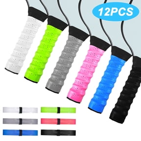 12pcs Badminton Grip Tapes, EEEkit Anti-Slip and Absorbent Tennis and Pickleball Racket Grip Tape, Multicolor