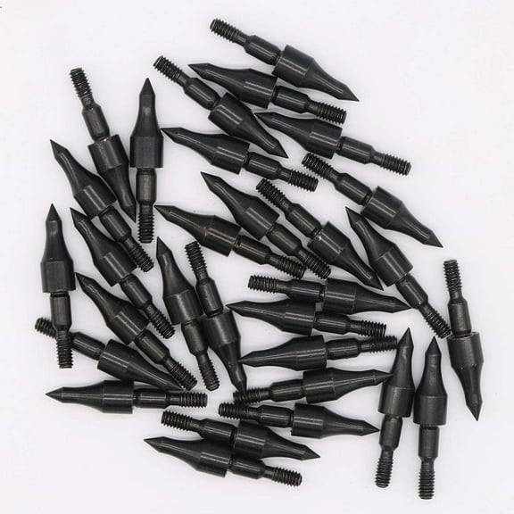 12pcs/Bag Broadhead Archery Arrow Tip Arrowheads for Arrows Crossbow Compound Bow Target Point Practice