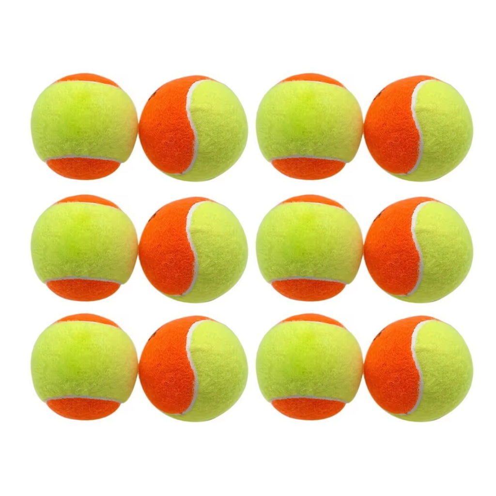 12pcs Beaches Tennis Paddleball Training Practice Sport Rubber Tennis High Elasticity Impacts Resistance Tennis