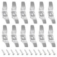 thumbnail image 1 of 12pcs Blinds Cord Cleat Small Rope Cleat Holder Blind Hook Winders with Screws, 1 of 8
