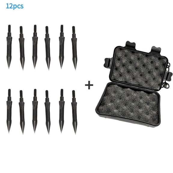 12pcs Bow And Arrow Hunting Arrow Blade Tip Wide Head Screw Tip Bow And Arrow Outdoor Hunting Shooting Arrow Control Piece
