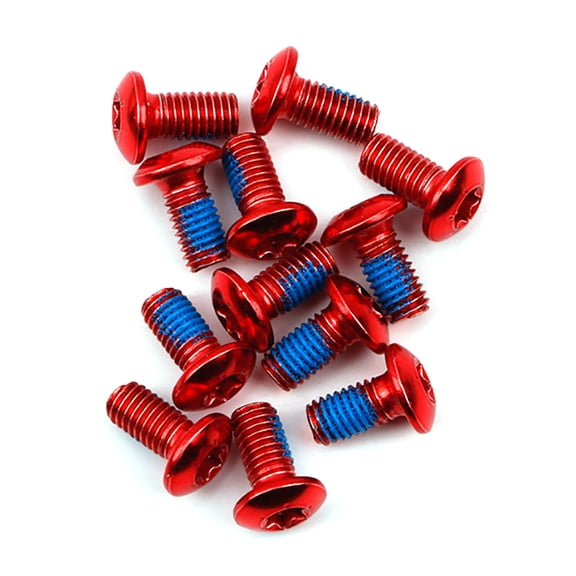 12pcs/Box Convenient T25 Bikes Disc Brake Rotor Bolts Screws for Disc Brake Pads Suitable for Bike Maintenances