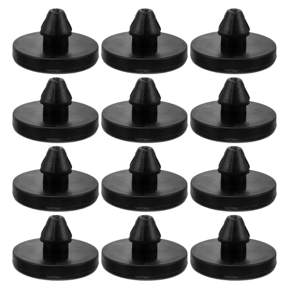 Brake Light Switch Pads with Rubber Material for Various Car Models Black 12pcs