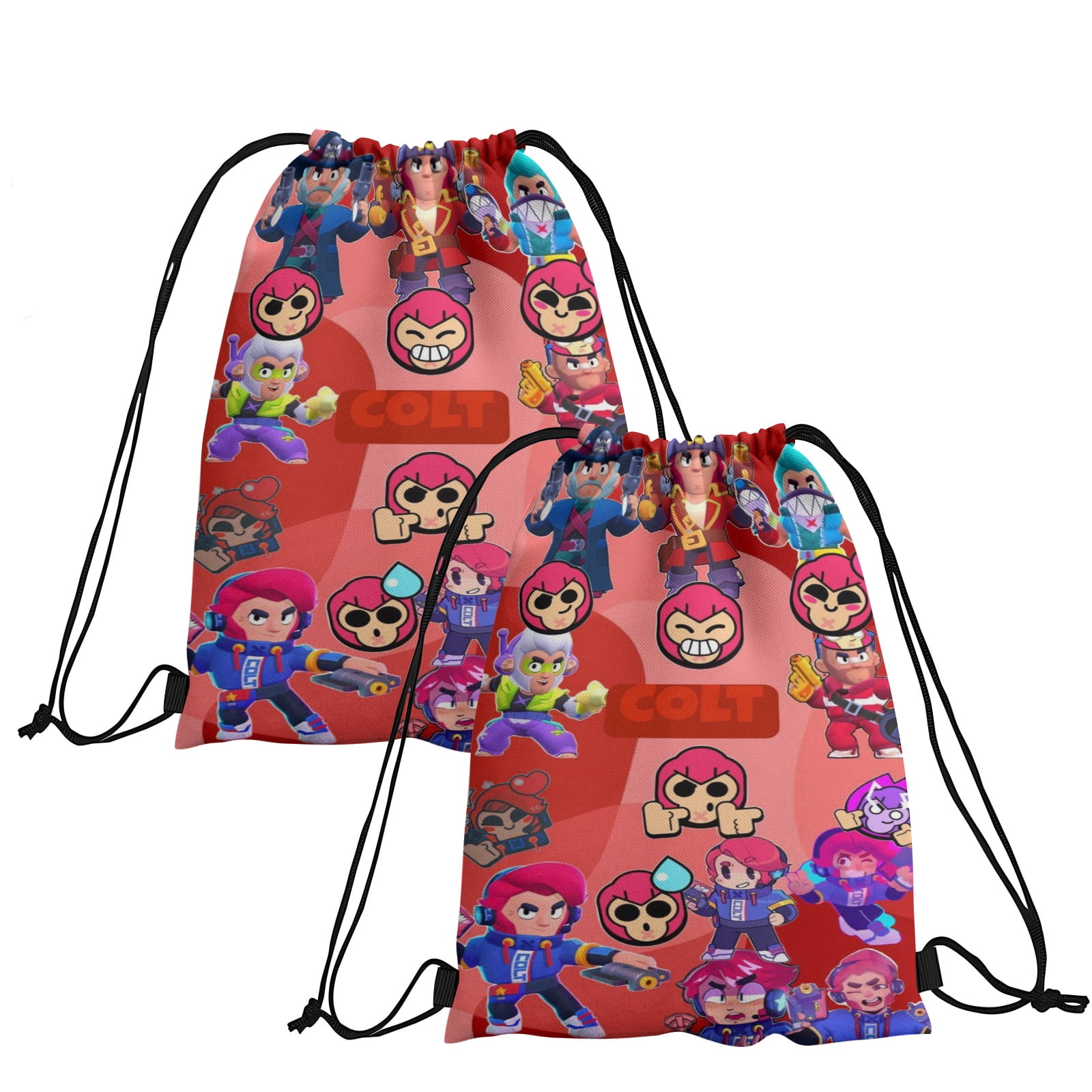 12pcs Brawl Stars Drawstring Bag Drawstring Goodie Favor Bags for Kids ...
