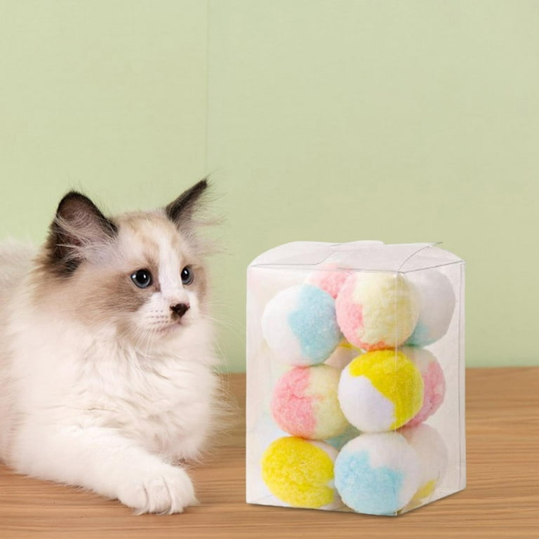 Fuzzy ball cat toy online