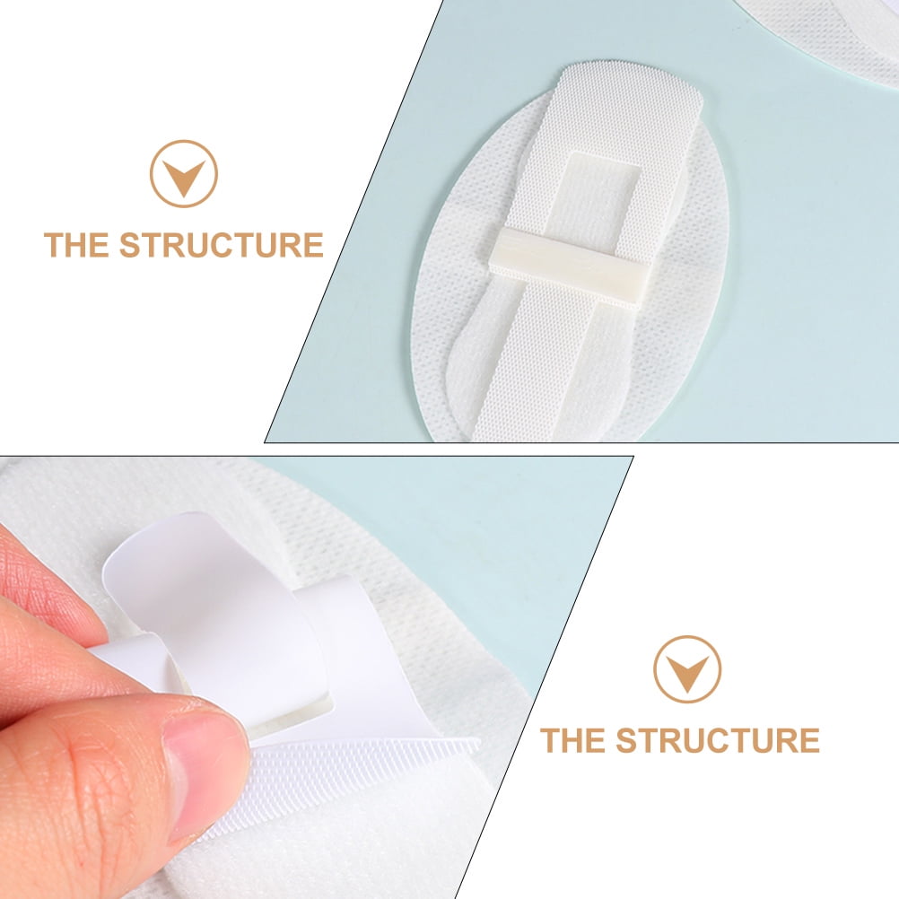 12pcs Catheter Leg Band Breathable Catheter Tube Stickers Foley