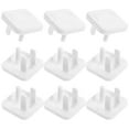 thumbnail image 1 of 12pcs Child Proof Electrical Protector Plastic Outlet Covers Wall Socket Covers, 1 of 6
