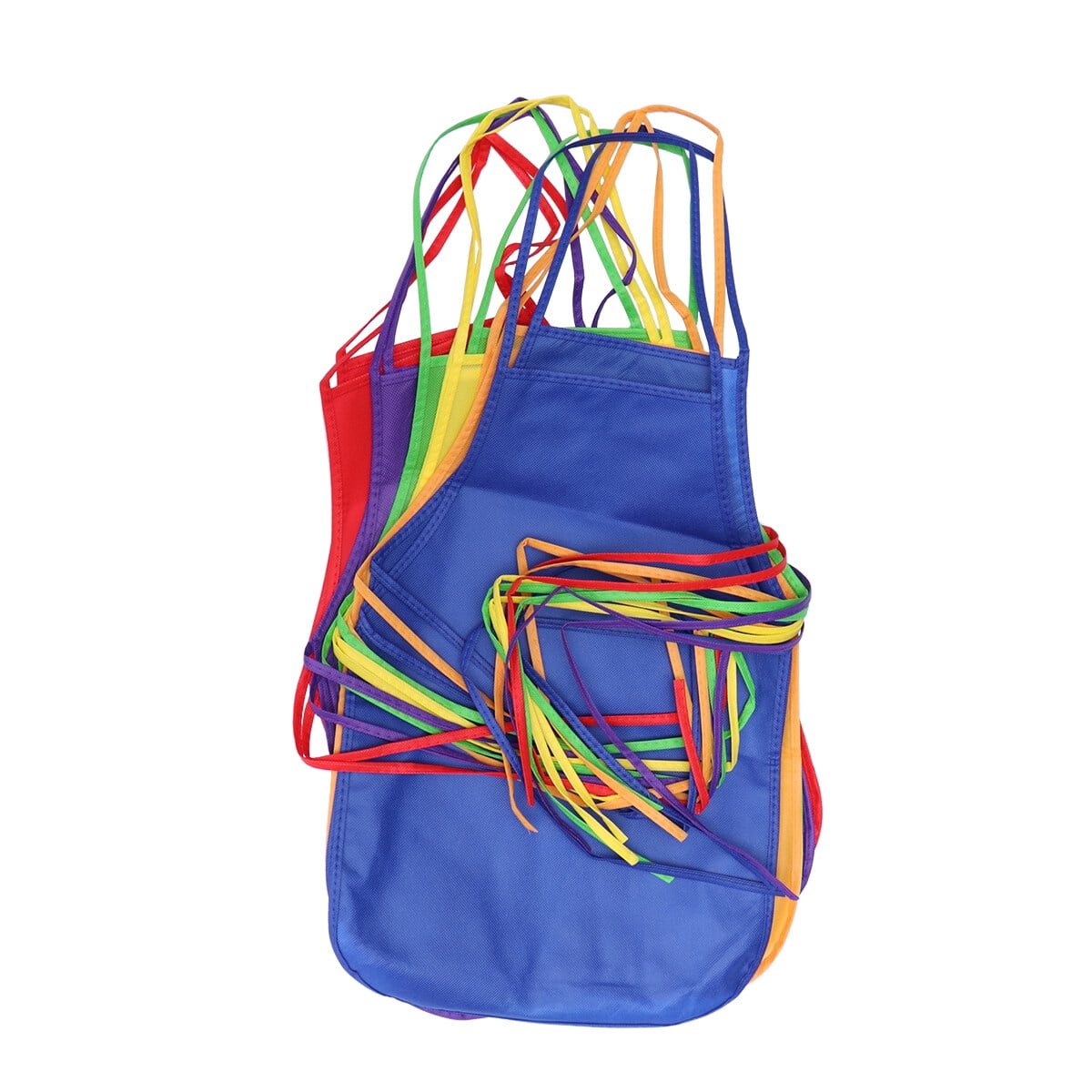 12pcs Children's Artists Aprons Nonwoven Fabric Disposable Painting