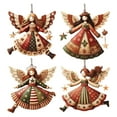 thumbnail image 1 of 12pcs Christmas Angel Hanging Ornaments, Holy Cherub Decoration for Xmas Tree, Religious Holiday Pendant, Festive Home Party Decor, Guardian Angel Charm, Seasonal Gift Ideas,4in, 1 of 9