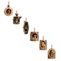 12pcs Christmas Animal Ornament 2025 - Woodland Animal Christmas Tree Ornaments | Cute Flat Acrylic Pendants for Holiday Tree & Home Décor | Gift Pack for Animal Lovers