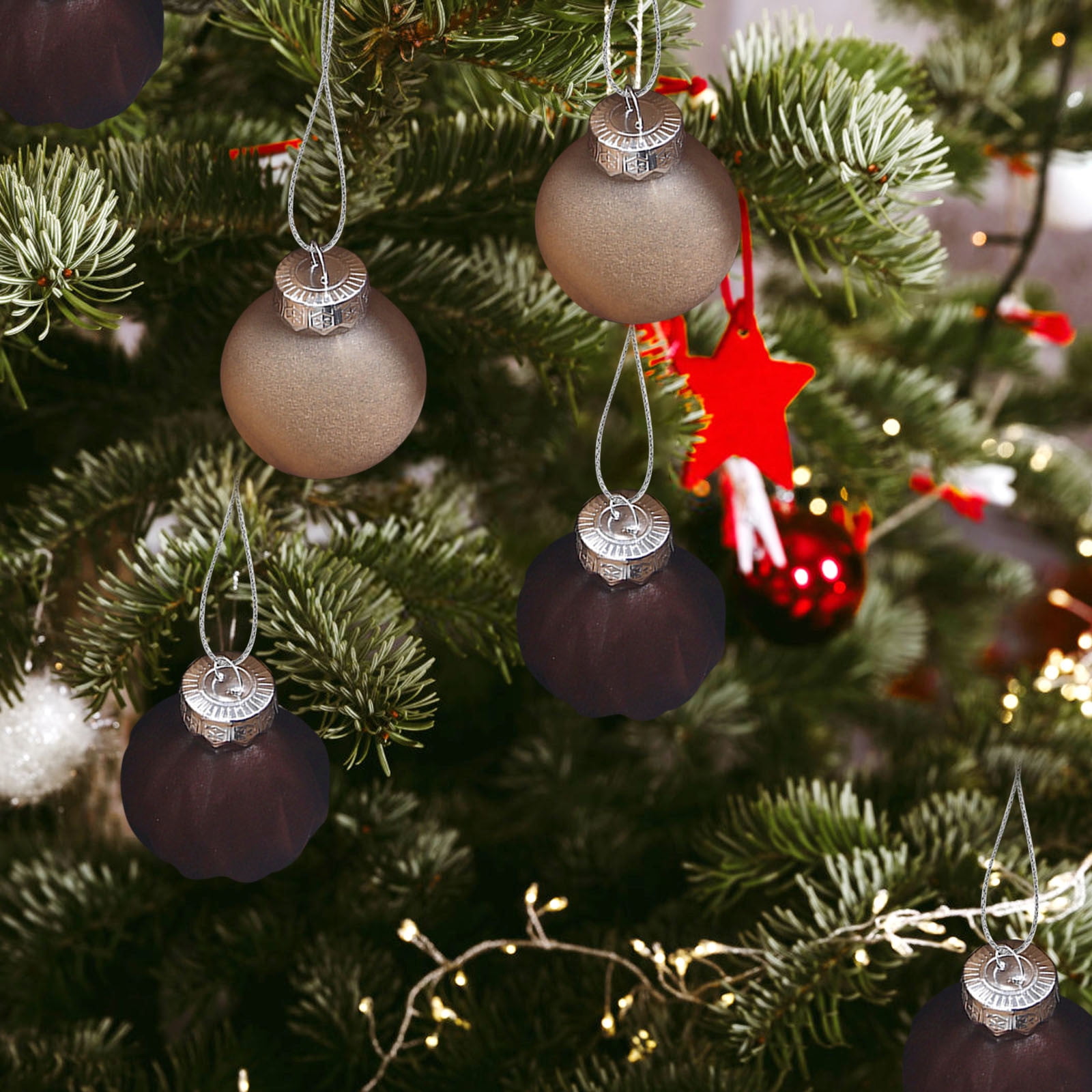 12pcs Christmas Balls Set, CXALSSY Unbreakable Christmas Balls on Sale