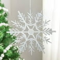 thumbnail image 1 of 12pcs Christmas Snowflake Ornaments Decorations,Sparkling Snowflakes Hanging Ornaments for Christmas Tree,Winter Wonderland,Window,Ceiling,Birthday Party,New Year Decor Craft Embellishing, 1 of 9
