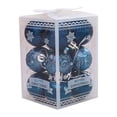 thumbnail image 1 of 12pcs Christmas Tree Xmas Balls Christmas Tree Decorations,Bauble Hanging Ball Ornaments, Xmas Bulbs Decorations Shatterproof Ornaments for Christmas Tree New Year Party,Blue,12 Pcs,1.51",4 cm, 1 of 9