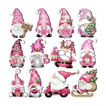 12pcs Christmas Wooden Ornaments Christmas Ornaments For Christmas Tree Decoration ()
