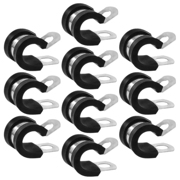 12pcs Strap Clips Heavy Duty Tube Tension Clamps Hose Clips