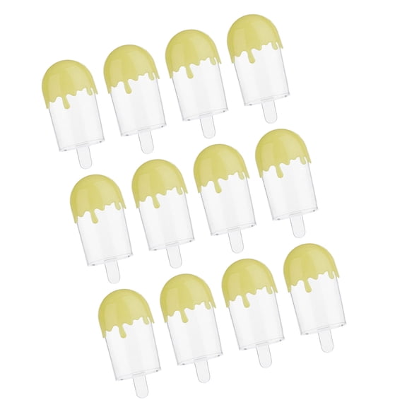 12pcs Clear Candy Box Sweet Holders Transparents Jewelry Gift Packaging Boxes Plastic Snacks Container with Lid