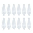 thumbnail image 1 of 12pcs Clear Crystal Chandelier Glass Crystal Pendants Beads Prisms Pendants 38MM, 1 of 6