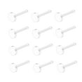thumbnail image 1 of 12pcs Clear Nose Ring Retainer, 18G Clear Piercing Retainers for Surgery, Bioflex Nose Rings, Body Piercing Jewelry for Women Girls Men, Lip Cartilage Tragus Earring Retainer, 1 of 3