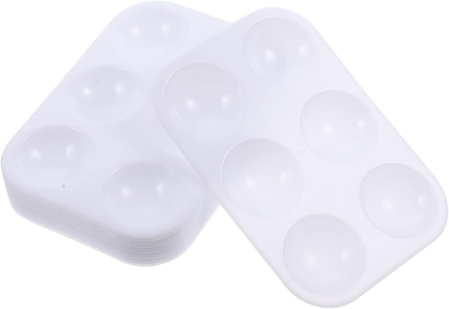 12pcs Color Pallet Paint Mixing Trays Pigment Tray Watercolor Pigment