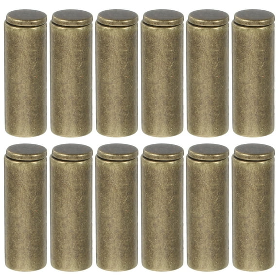 12pcs Cord Locks Cord Fastener Rope End Stopper Drawstring End Caps Metal Cord Locks