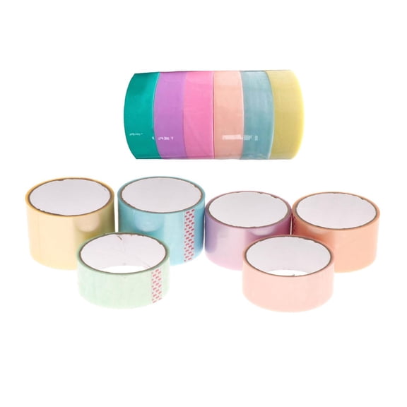 12pcs Creative Sticky Ball Rolling Tapes DIY Crafts Sensory Toy for Adults 2.4 3.6 4.8 6cm