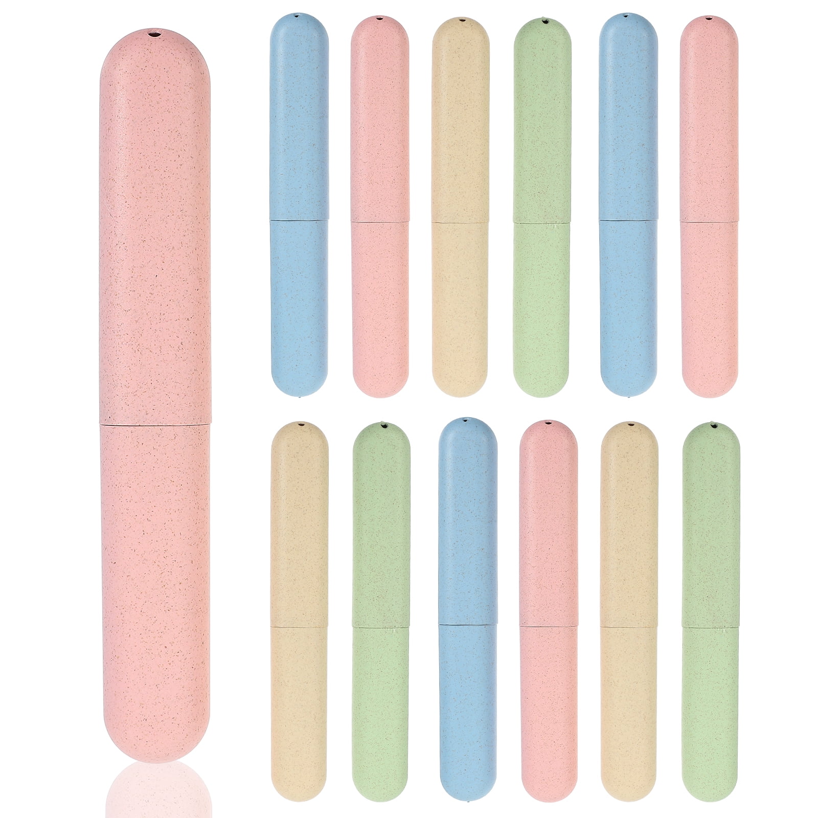 Square Resin Stone Effect Bath Tumbler Cup Toothbrush Holder Gray