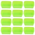 thumbnail image 1 of 12pcs Cupcake Kitchen Cases Liners Cake Baking Craft Cup Cake Mould/ Rectangular Silicone Cake Cup Green 12Pcs, 1 of 8