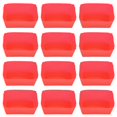 thumbnail image 1 of 12pcs Cupcake Kitchen Cases Liners Cake Baking Craft Cup Cake Mould/ Rectangular Silicone Cake Cups Red 12Pcs, 1 of 8