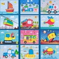12pcs DIY Kids Animal Handmade Stickers Children's Animal 3D Stickers
