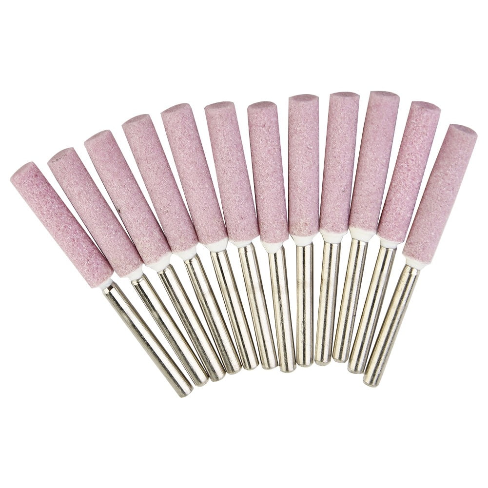 12pcs Diamond Chainsaw Sharpener Burr Grinder Chain Saw Drill