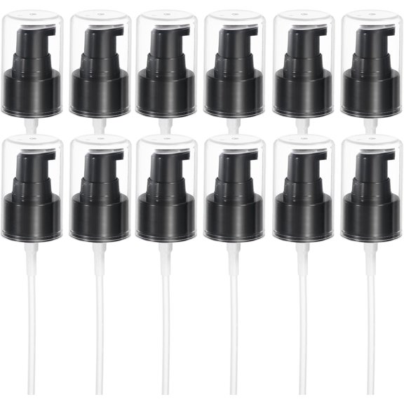 12pcs Dispenser Bottles Pump Plastic Pumps 24/410 Dispensing Black