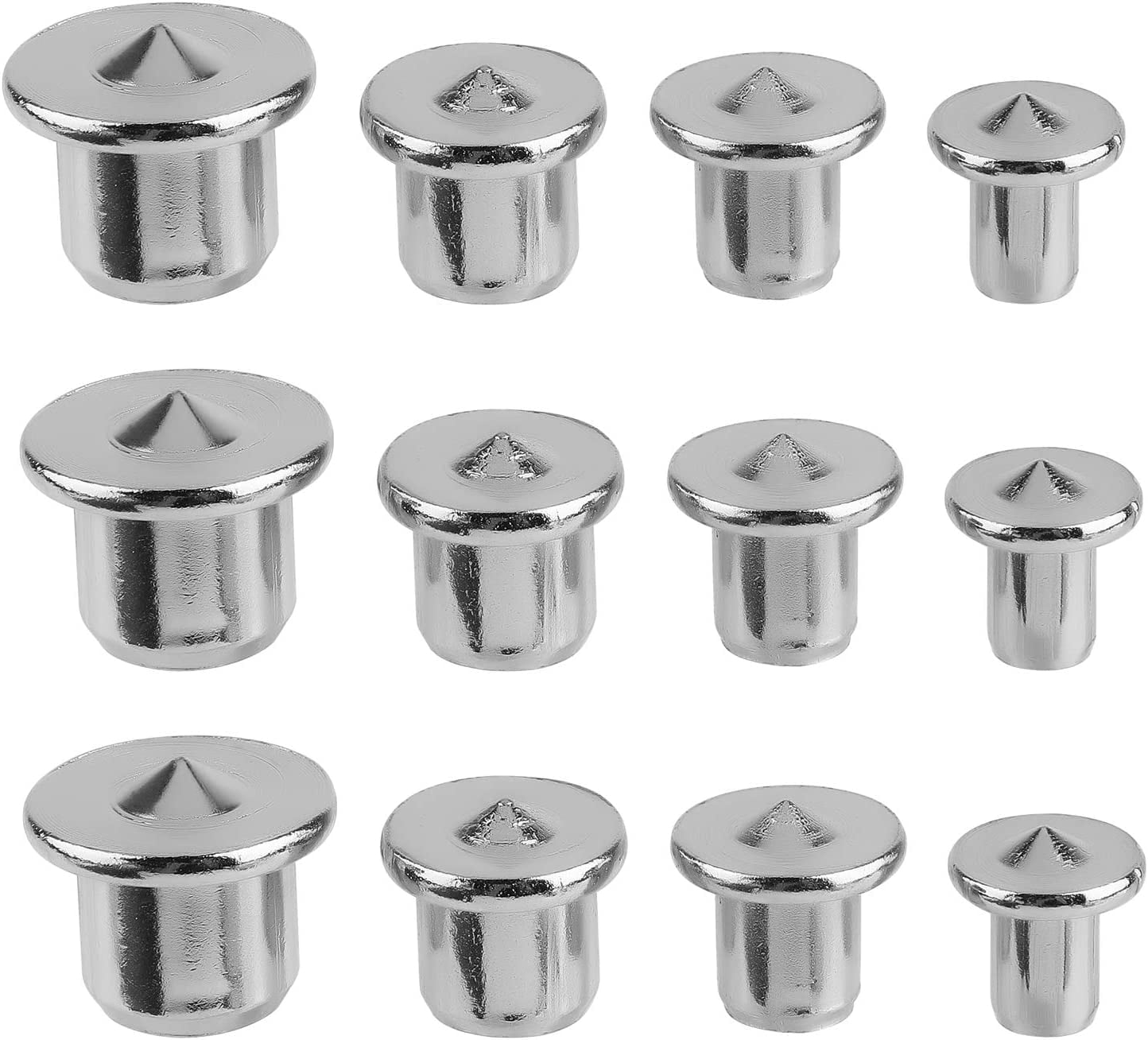 Uxcell Steel Pins 304 stainless steel Cylindrical Shelf Support