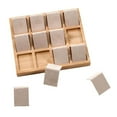 thumbnail image 1 of 12pcs Earring Card Holder with Tray for Jewelry Accessory Display Beige, 1 of 10