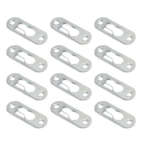 12pcs Easy Installation Flush Concealed Mount Bracket Headboard Wall Fixings Large Flush Mount Brackets