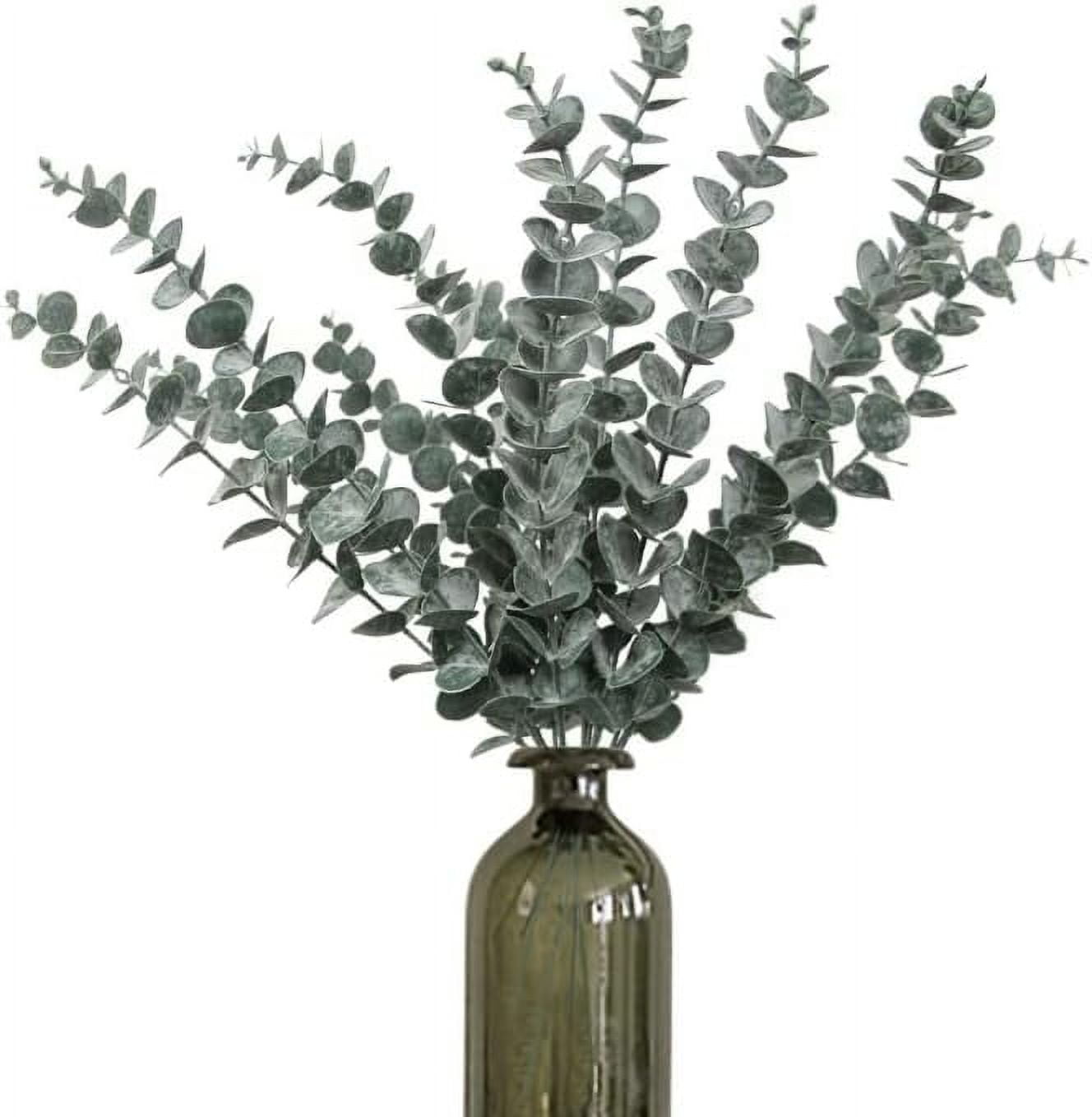 Eucalyptus Home Decor Reference: 12Pcs Eucalyptus Stems 18 Tall Artificial Eucalyptus Leaves Greenery