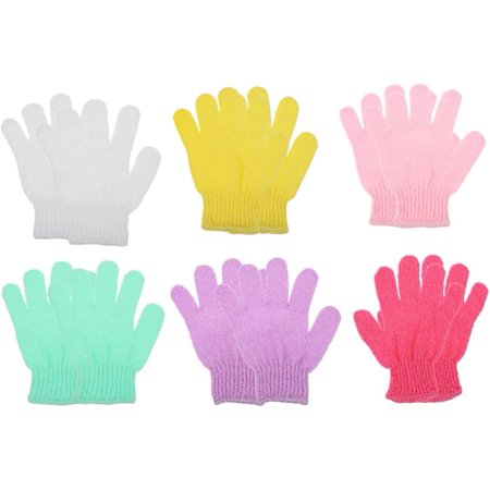 12pcs Exfoliating Gloves Hand Muffs for Men Men Body Scrub Body Scrub Mitt Exfoliating Shower Glove Exfoliating Body Scrubber Loofah Exfoliating Body Scrubber Bath Glove Mitts Man