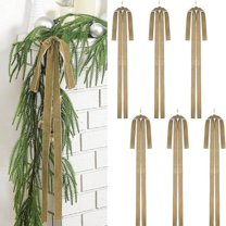 12pcs Extra Large Velvet Bow Pendant for Tree – 40x60cm Xmas Tree Decorations, Large Velvet Ribbon for Holiday Party, Christmas Tree Garland, and Seasonal Decor