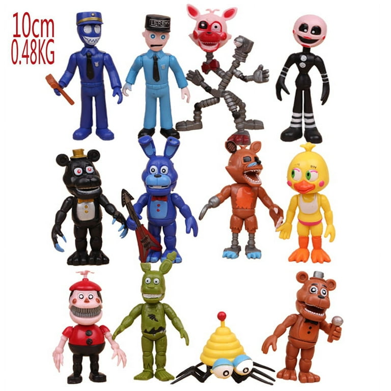 12PCS Five Nights at Freddy's 2-4 Game Action Figures FNAF Toys Gift Xmas  Kid