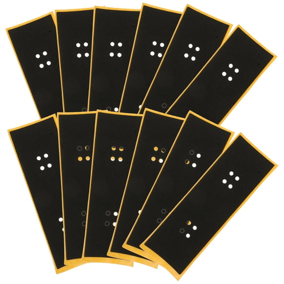 12pcs Finger Skateboards Tape Mini Skateboard Grip Tape Finger Tiny Skateboards Tape Replacement For Various Finger Skateboards Accessories