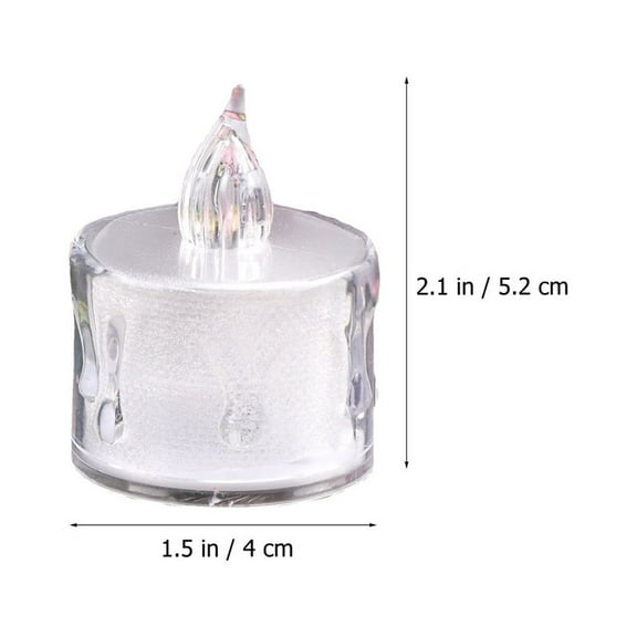 12pcs Flameless LED Tealights Battery Tea Lights Bulk Electric Tea Candles for Party