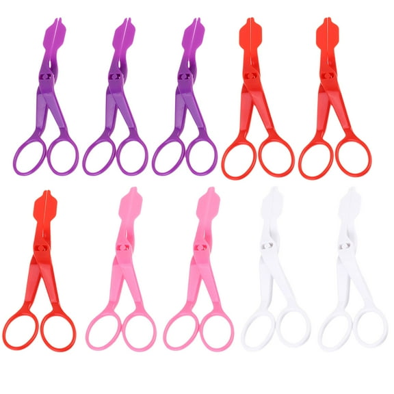 12pcs Flower Lifter Scissors Flower Scissor Icing Sugarcraft Fondant Cake Cream Transfer DIY Baking Decor Cake Decration Tool(Random Color)