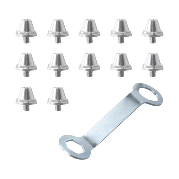 12pcs Football Boot Studs Spikes Stable Non-Slip For Rugby Shoes Hiking Shoes