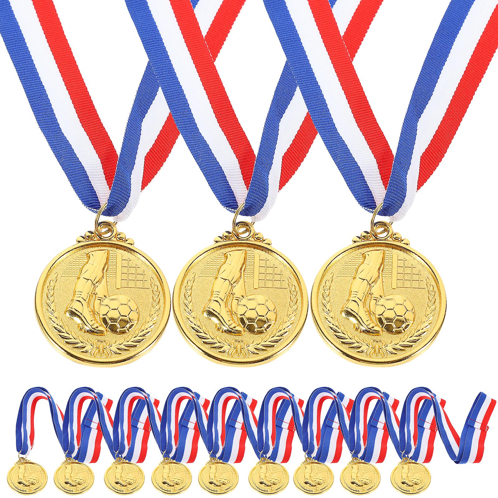 12pcs Football Match Medals For Rewarding Delicate Medals Award Medals