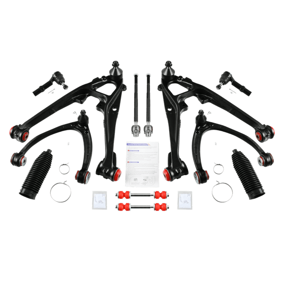 12pcs Front Upper Lower Control Arm Kit for 2007-13 Escalade Chevy Silverado GMC
