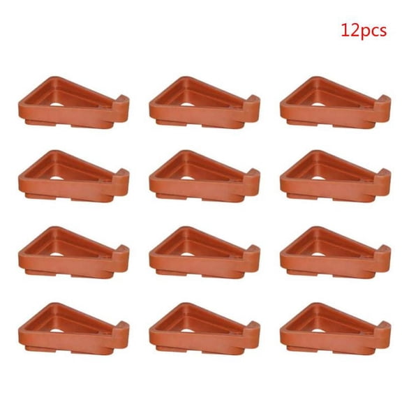 12pcs Garden Plant Flower Pot Feet Stand Invisible Risers Toes Lifters for Trian