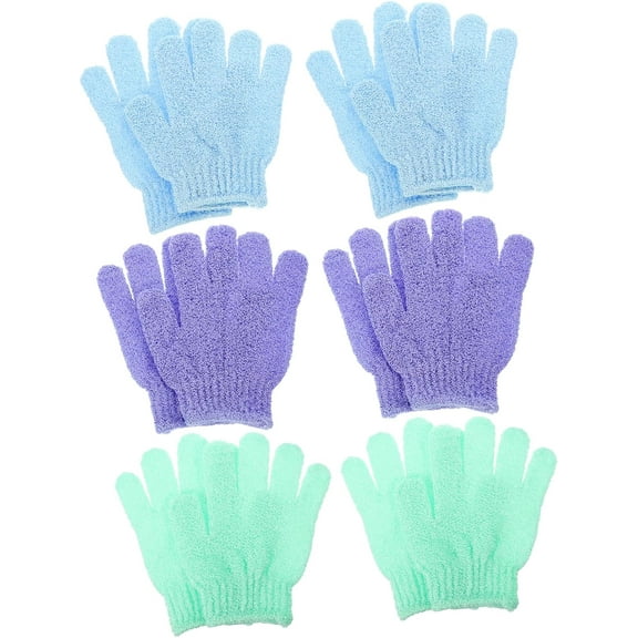 12pcs Grooming Glove Body Scrub Gloves Scrub Mitt Exfoliating Mittens Skin Scrubbing Gloves Bath Glove Spa South Korea Nylon Scrub Gloves Exfoliating Mitt for Body