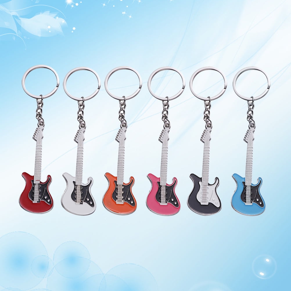 1pc Music Theme Key Chain Backpack Pendant Key Chain Charms Music Note  Microphone Keychain Gifts 