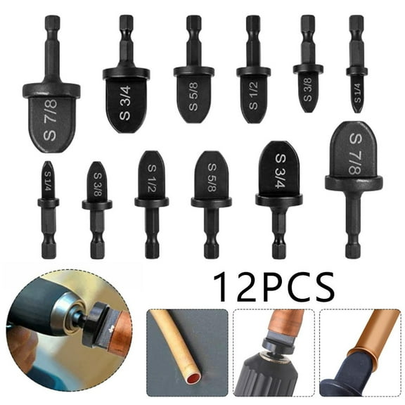 12pcs HVAC Tools Swaging Tool HVAC Copper Pipe Expander Tool for Soft Copper Tubing 1/4'' to 7/8''